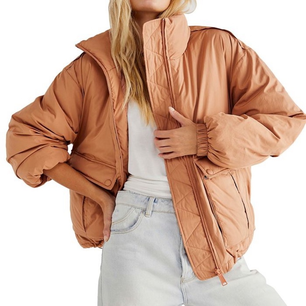 Free people duvet puffer jacket size L